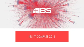 IBS IT COMPASS 2016  THANK  YOU  THANK YOU  for great  2016  WHEN ONE OF YOU HAS A PROBLEM