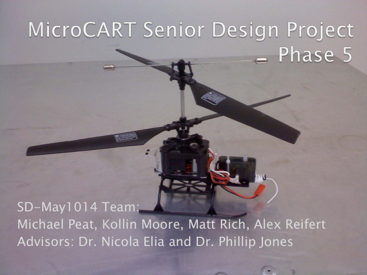 sd may1014 team michael peat kollin moore matt rich alex