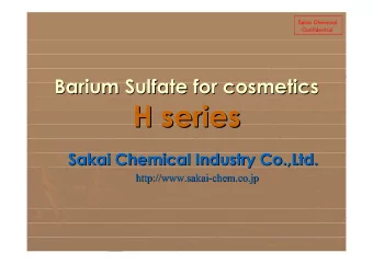 H series  H series  Sakai Chemical Industry Co.,Ltd.  Sakai Chemical Industry Co.,Ltd.