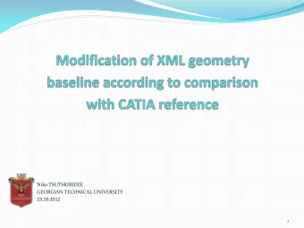 Niko TSUTSKIRIDZE  GEORGIAN TECHNICAL UNIVERSITY  23.10.2012  1  Reconstruction and Simulation