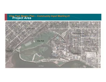 Project Area Vilas Park  Vilas Park Master Plan  Vilas Park Master Plan  Plan Maestro De Vilas Park