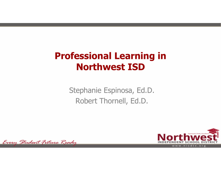 professional learning in northwest isd