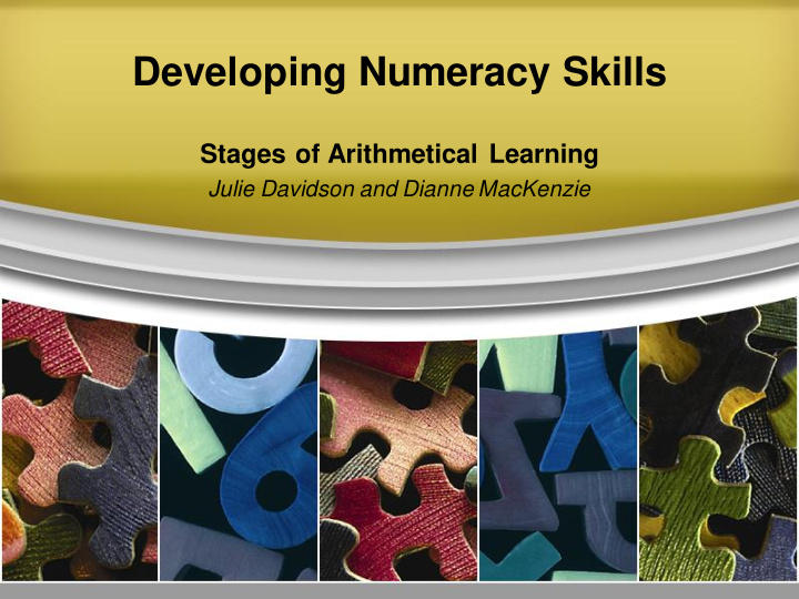 developing numeracy skills
