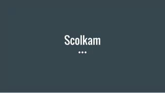 Scolkam  Language Goals  -Easily readable language  -Syntax based on Python  -General purpose