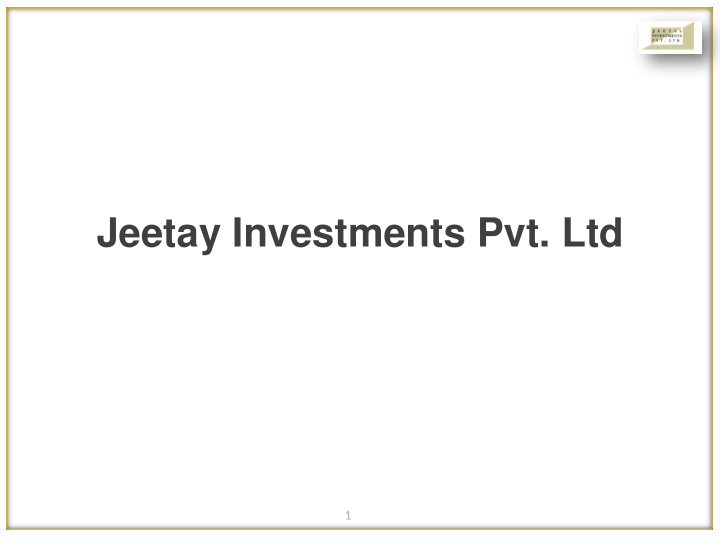 jeetay investments pvt ltd