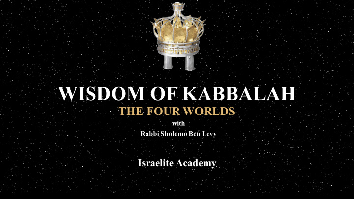 wisdom of kabbalah