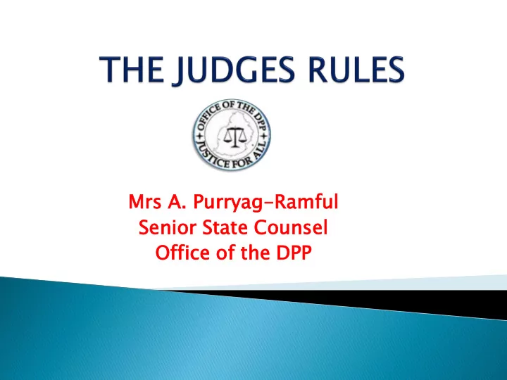 mrs s a pu purrya rryag ramful amful seni nior or state e