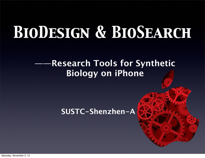 biodesign biosearch
