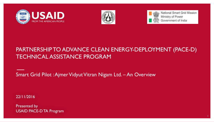 partnership to advance clean energy deployment pace d