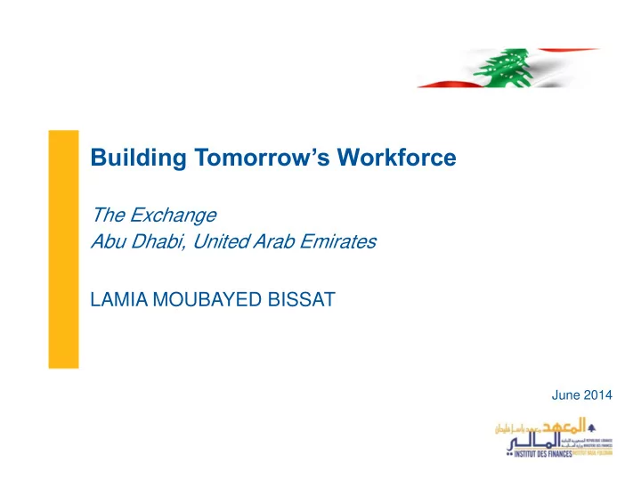 building tomorrow s workforce