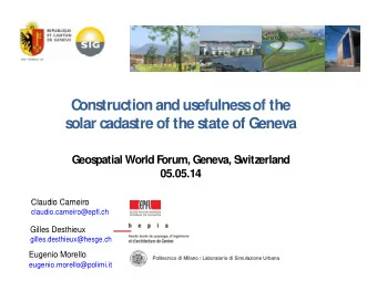 C  ons  truction and us  efulnes  s  of the  s  s  olar cadas  olar cadas  tre of the s  tre of the