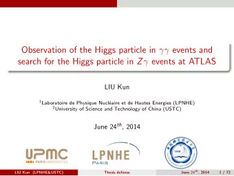 Observation of the Higgs particle in  events and search for the Higgs particle in Z  events