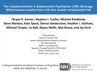 * Bryan R. Garner; Stephen J. Tueller, Michael Bradshaw,  Steve Martino, Kate Speck, Denna