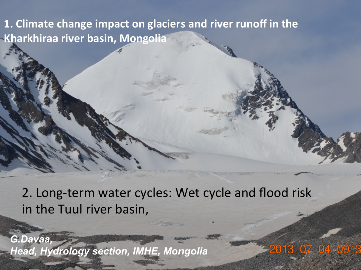 2 long term water cycles wet cycle and flood risk in the