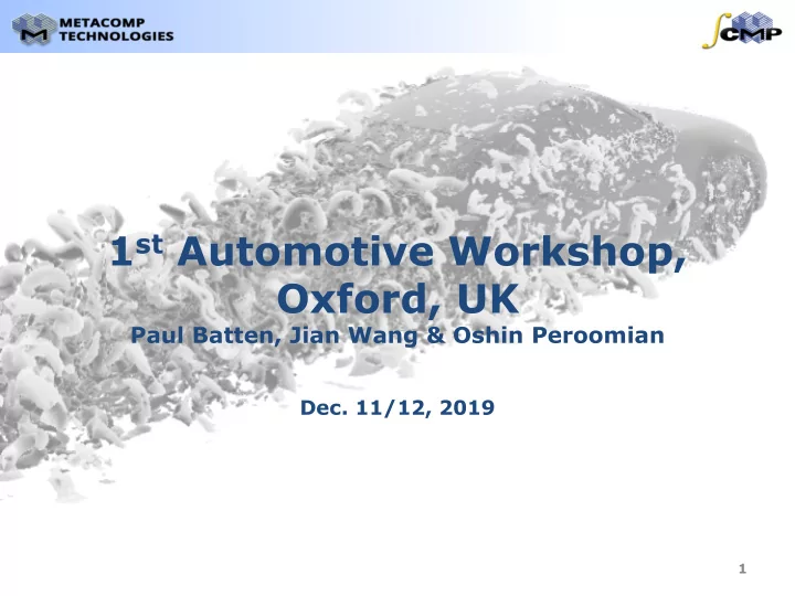 1 st automotive workshop oxford uk