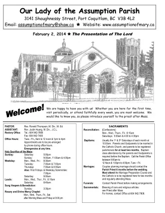 Ou  ur  r  L  La  ad  dy  y  o  of  f  t  th  he  e  A  As  ss  su  um  mp  pt  ti  io  on  n  P