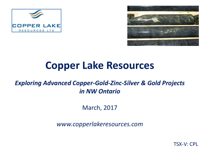copper lake resources