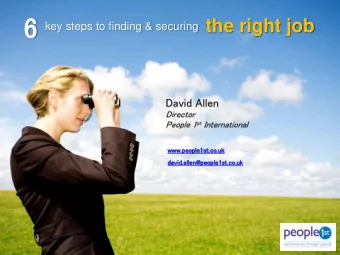 If you dont take control of  where you are heading, you will  always end up somewhere you