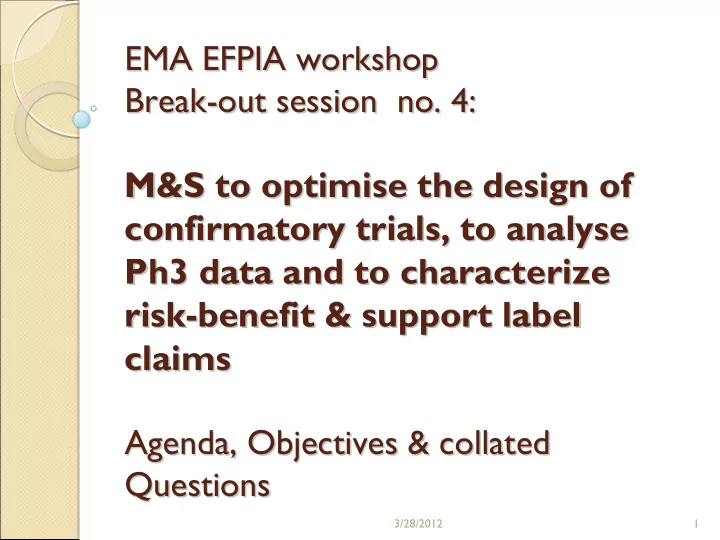 m s to optimise the design of m s to optimise the design
