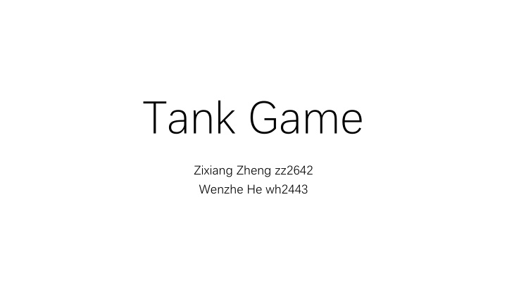 tank game