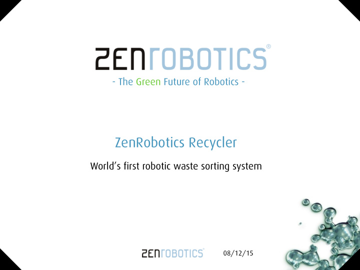 zenrobotics recycler