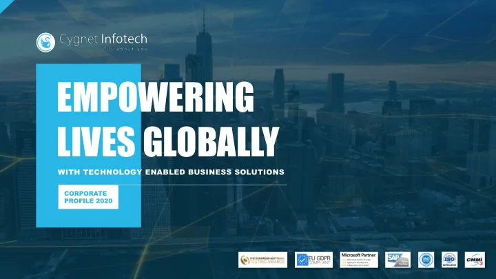 empowering lives globally