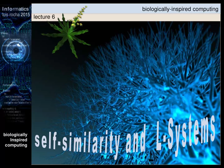 biologically inspired computing