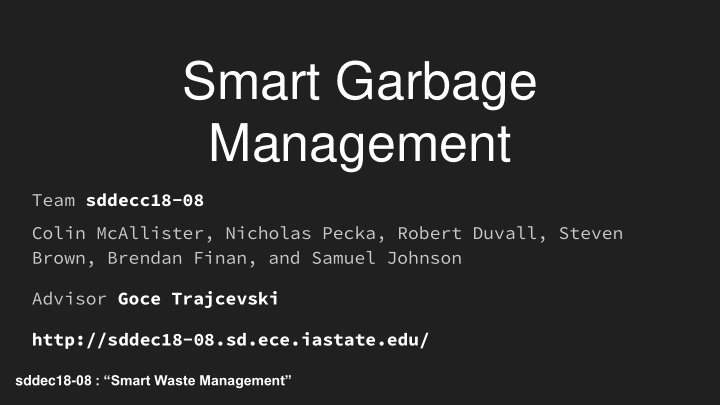 smart garbage