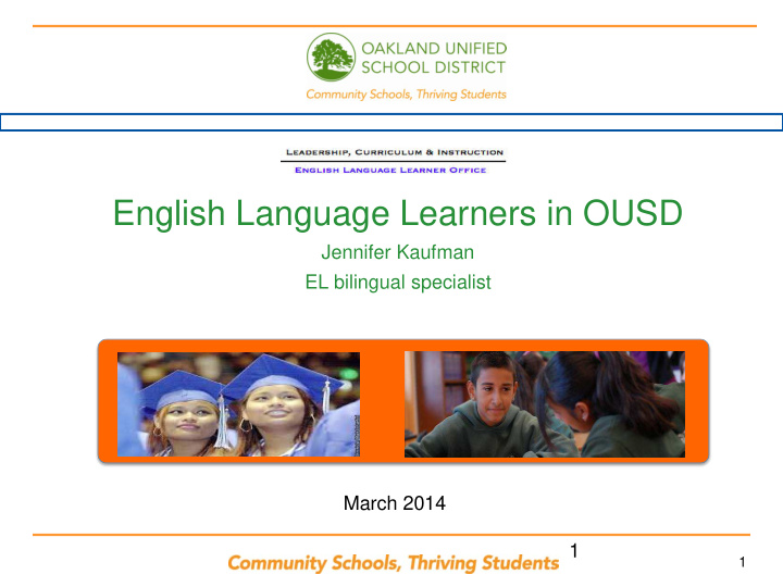 english language learners in ousd