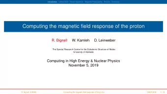 Computing the magnetic field response of the proton  R. Bignell  W. Kamleh  D. Leinweber  The