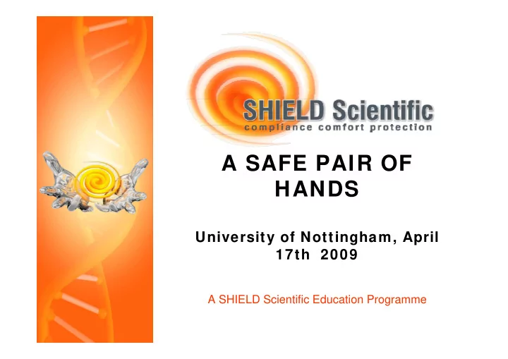 a safe pair of hands