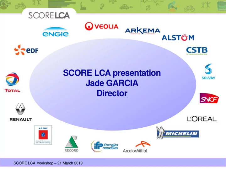 score lca presentation jade garcia director
