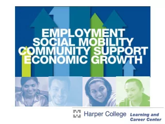 Academic Programs  Physical Spaces  Community outreach  Harper support services  Organizational