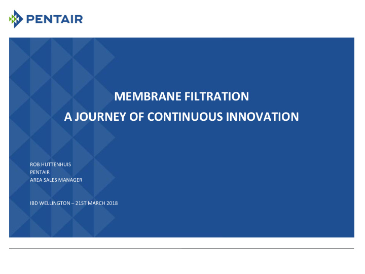 membrane filtration