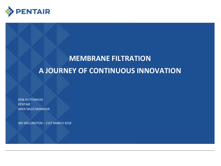 membrane filtration
