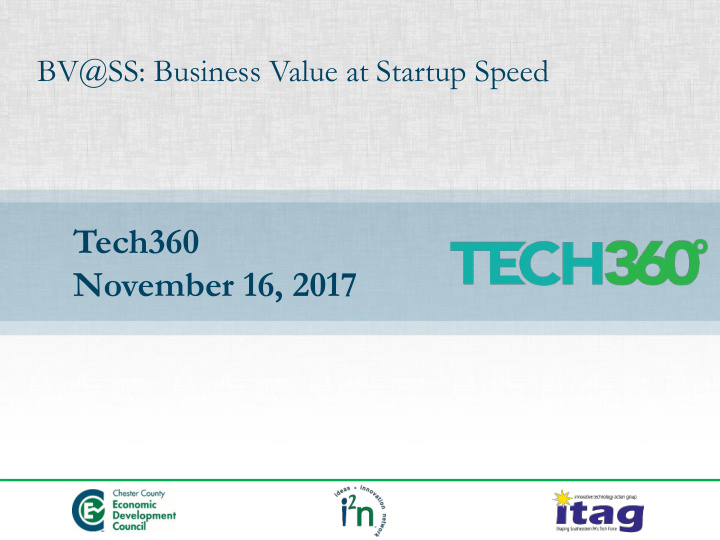 tech360 november 16 2017 why innovate why change