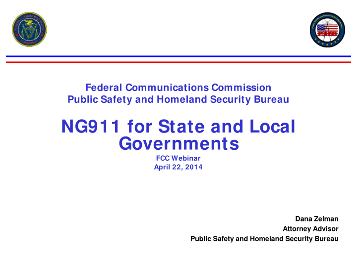 ng911 for state and local governments