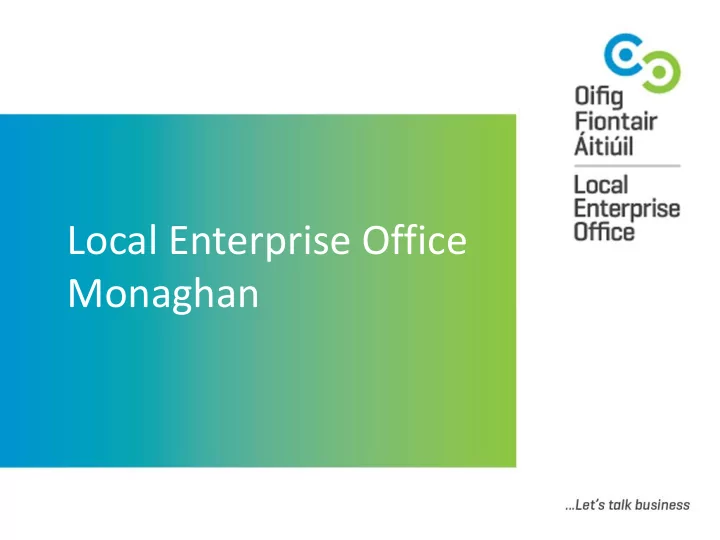 local enterprise office