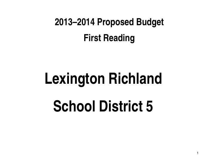 lexington richland school district 5