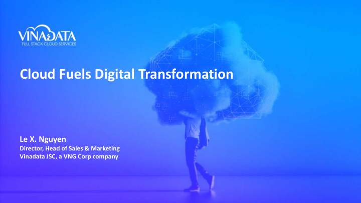 cloud fuels digital transformation