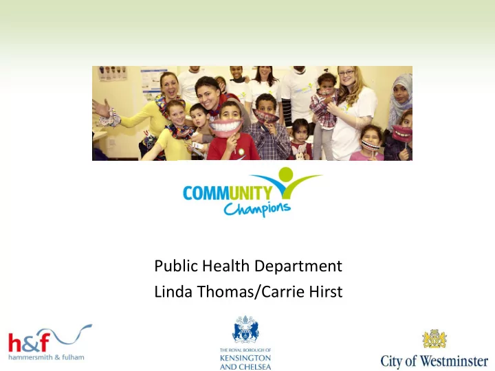 public health department