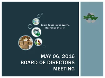 MAY 06, 2016  BOARD OF DIRECTORS  MEETING  ROLL CALL  APPROVE MAY 06, 2016  BOARD OF DIRECTORS