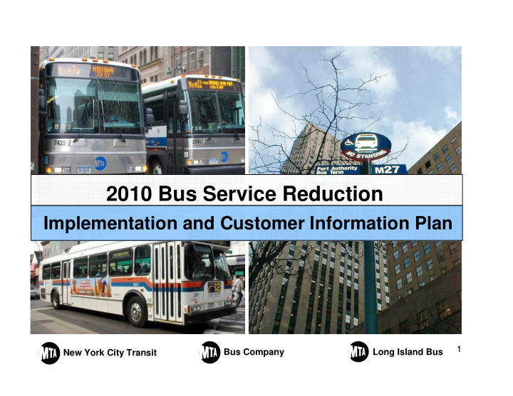 2010 bus service reduction