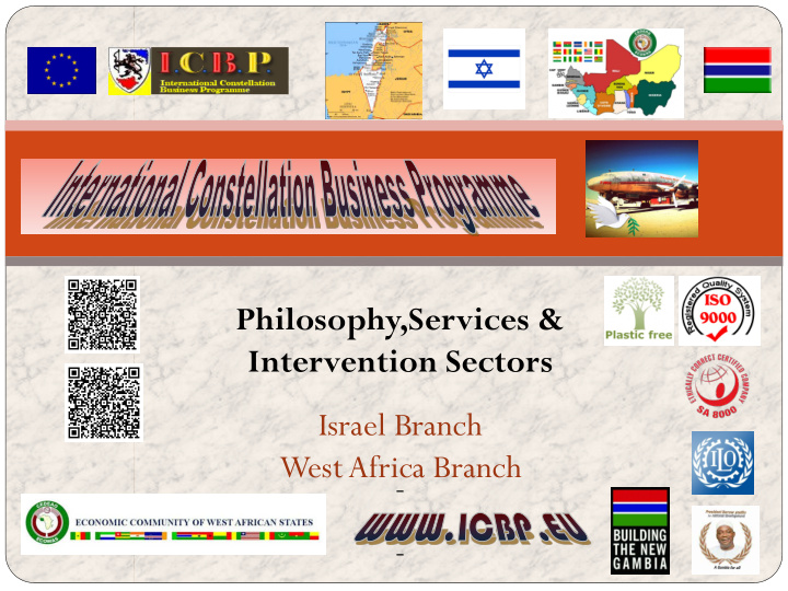 philosophy services intervention sectors israel branch