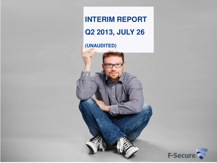 interim report q2 2013 july 26