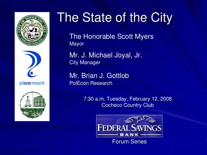 the state of the city the state of the city