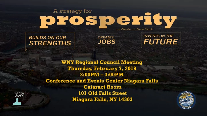 wny regional council meeting