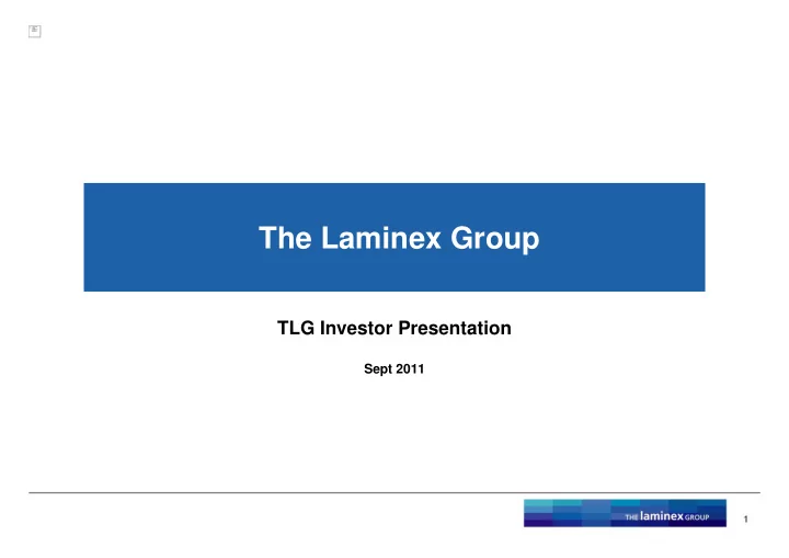 the laminex group