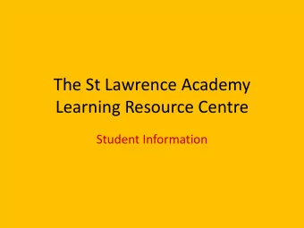 Learning Resource Centre  Student Information  Eclipse.Net Hosted  Use this page to write book