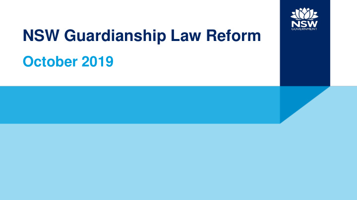 nsw guardianship law reform